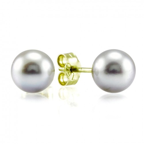 A set of lustrous, classic, creamy pearls will go a long way. With a smooth, grey lustre, these pearls are perfectly complimented by their 18ct Yellow Gold posts. £120 