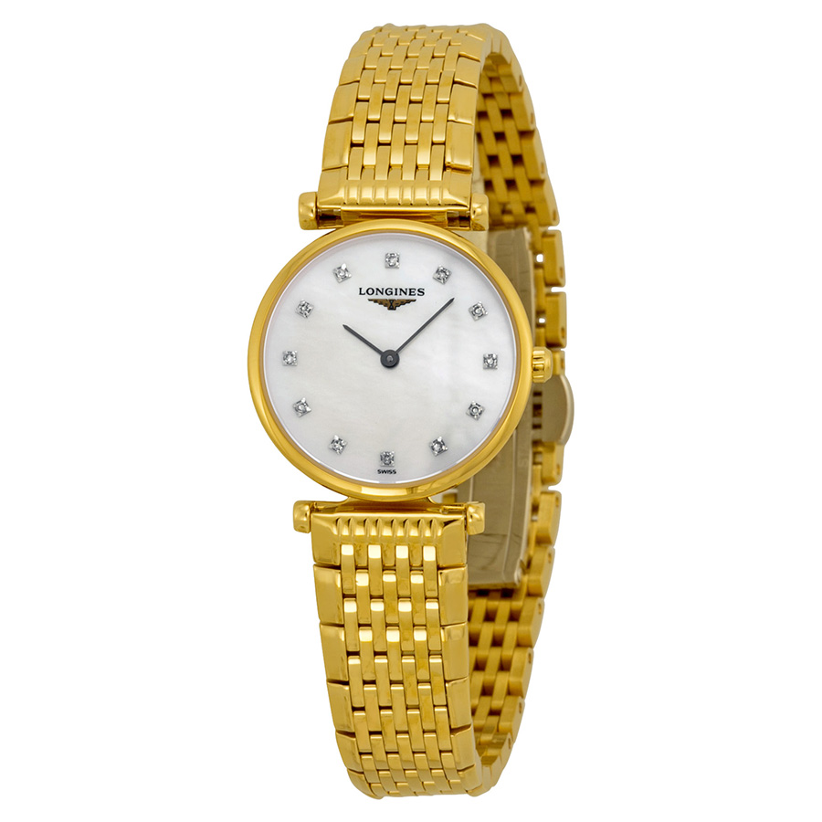 LONGINES MOTHER OF PEARL DIAMOND WTACH