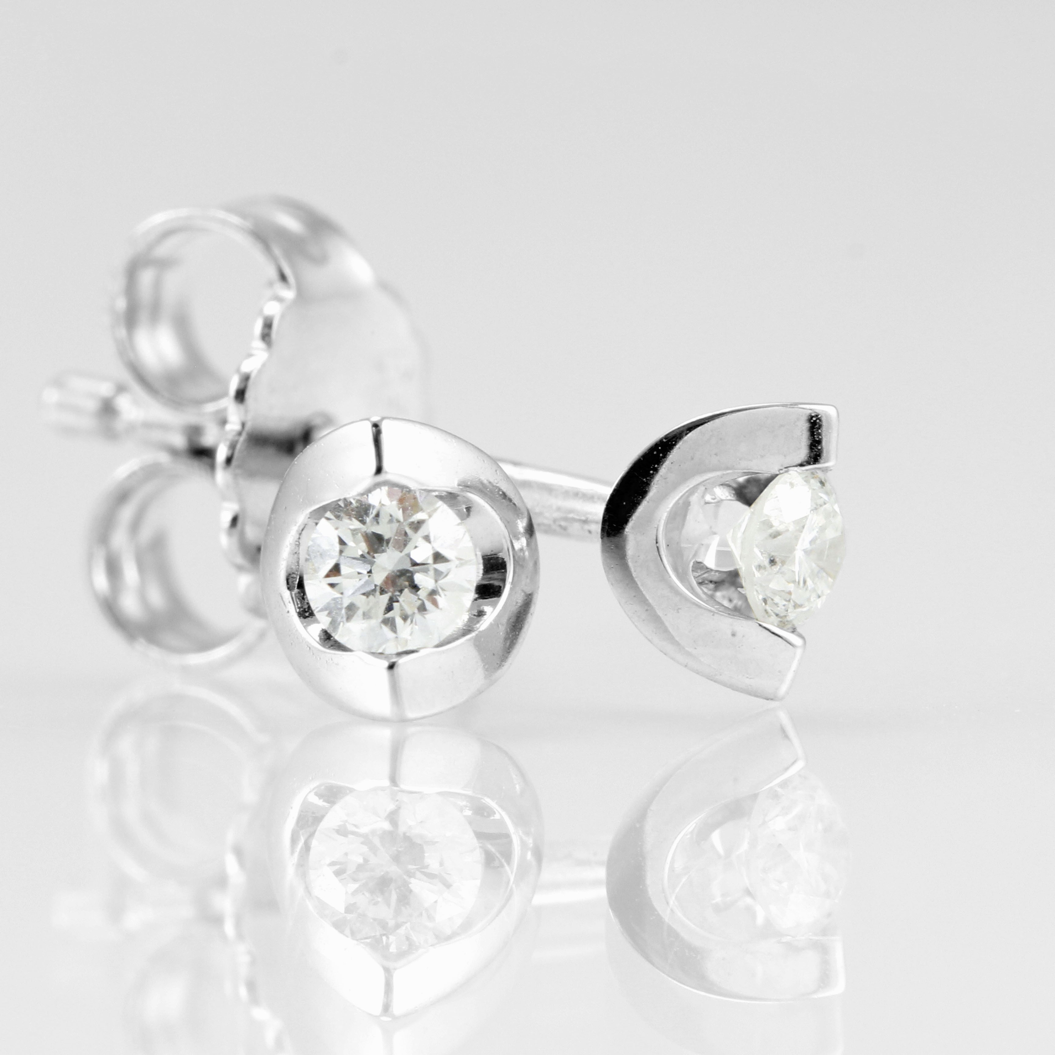 Just because it's Valentine's Day, doesn't mean everything has to be hearts and flowers. But you simply cannot go wrong with these Dazzling Diamond Earrings. With a 0.25ct Diamond total, crafted in smooth 18ct White Gold. Choose these Eclipse Diamond Earrings for your love this Valentine's Day. £450 
