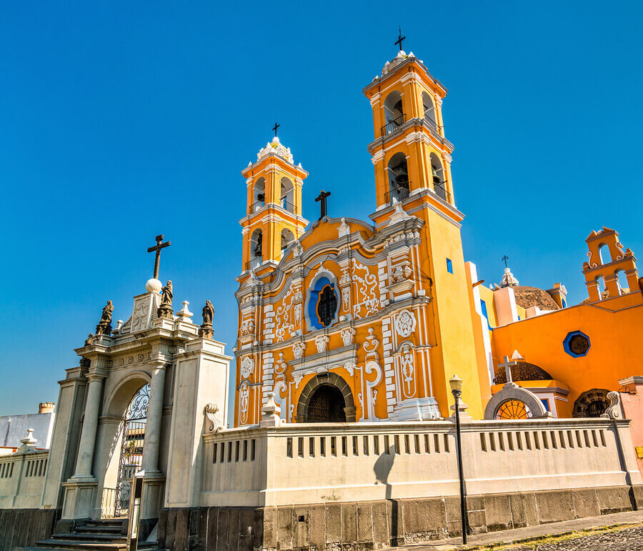 A Catholic church in Mexico