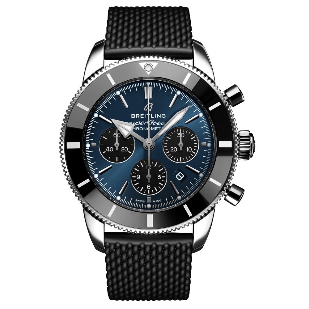 The Breitling Gents Superocean Heritage B01 Chronograph 44mm Blue Dial Automatic Watch