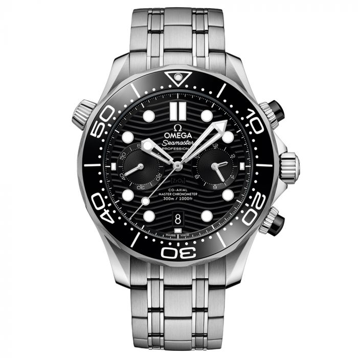 Omega Seamaster Diver 300M Co-Axial Master Chronometer Chronograph 44mm Stainless Steel Gents Watch