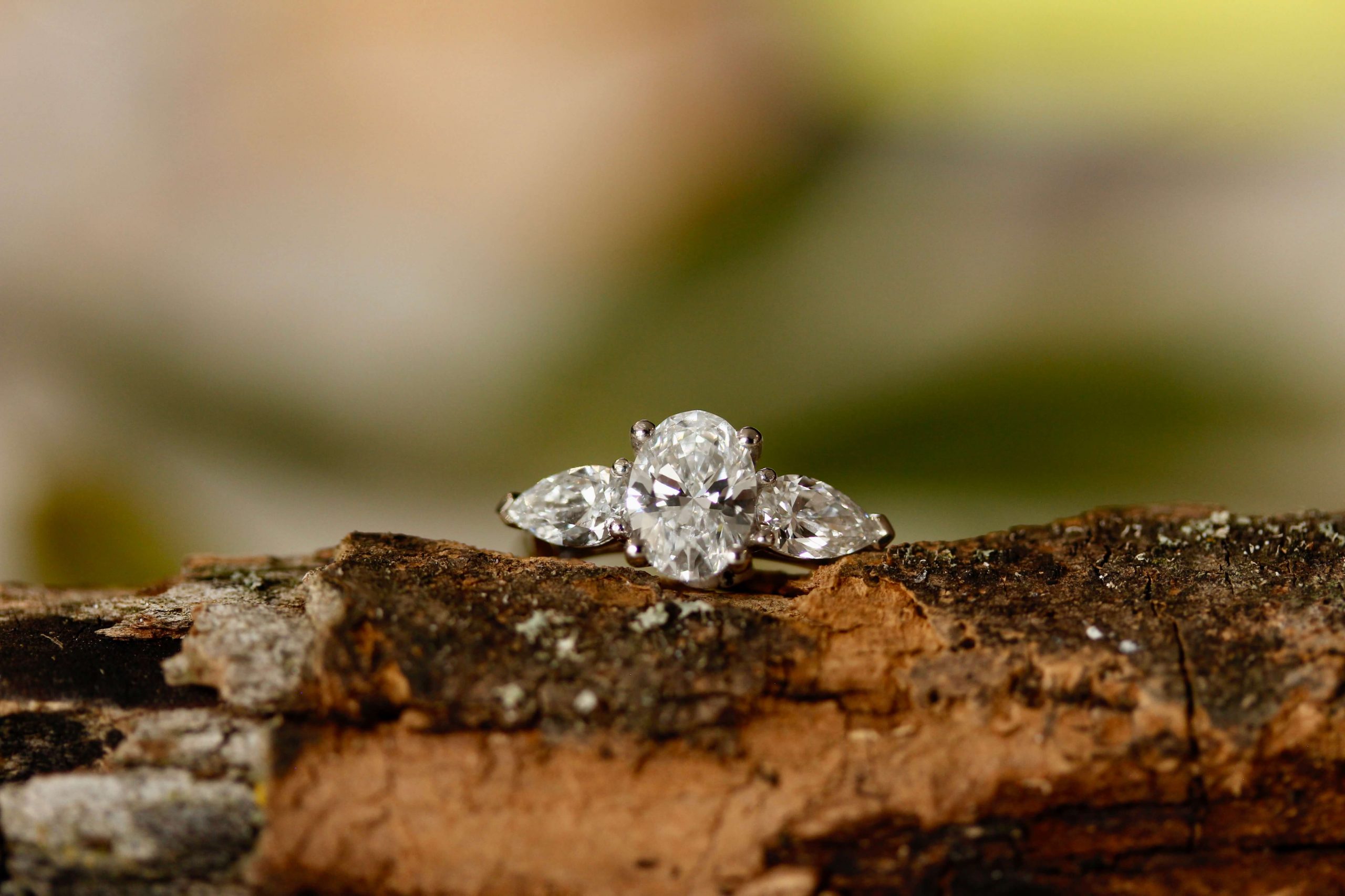 An example of the lab grown diamonds from Robert Gatward Jewellers