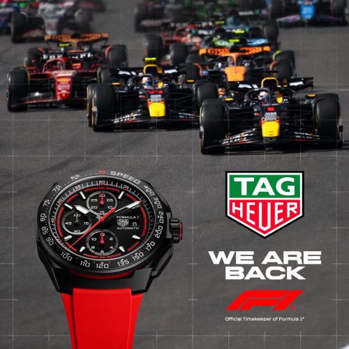 TAG HEUER IS BACK AS THE OFFICIAL TIMEKEEPER OF Formula 1®, AGAIN